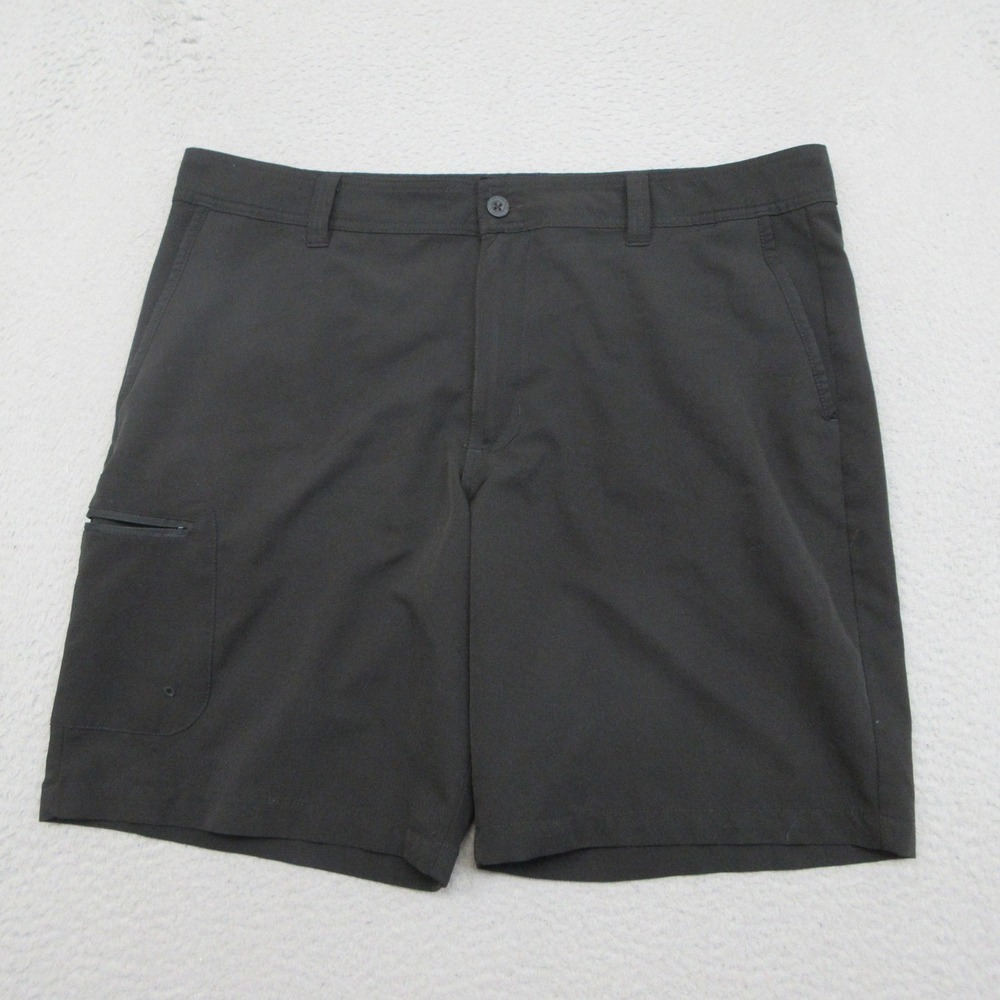 Magellan Fish Gear Shorts Men 38x8 Black Water Repellent Stretch Fishing Perform